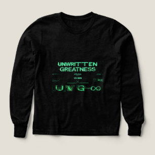 Grandeza No Escrita Camiseta Neon Cyberpunk para N