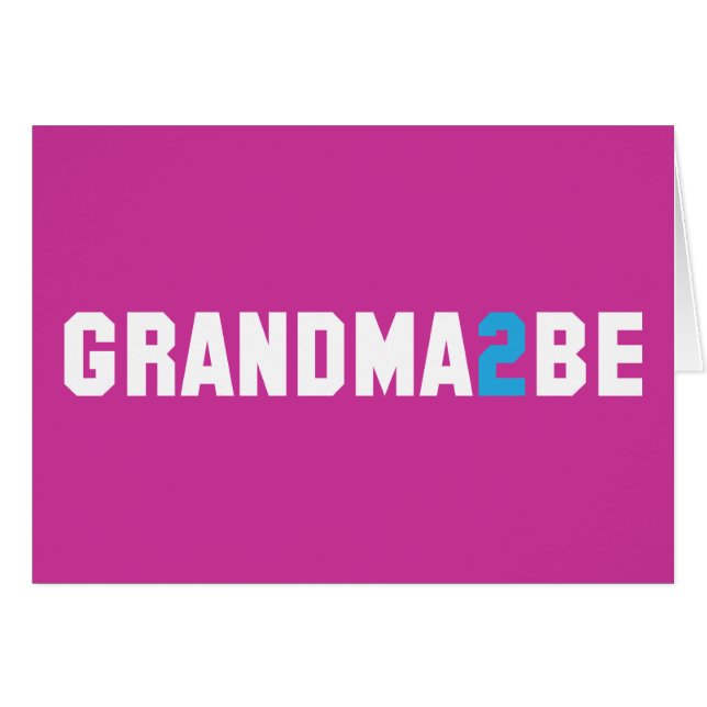 Grandma2Be - Abuela a ser (Anverso (Horizontal))