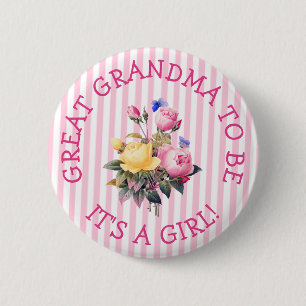 GRANDMA GRANDMA grande para ser botón de Baby Show