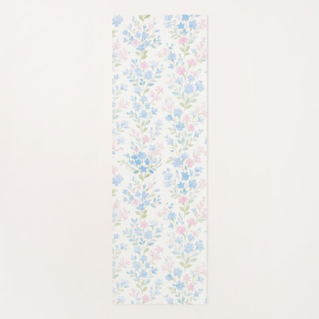 Grandmillennial Floral Yoga Mat (Anverso)