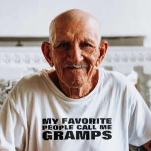 GRANDPA FAVORITO PERSONAS ME LLAMAN CAMISETAS DE G