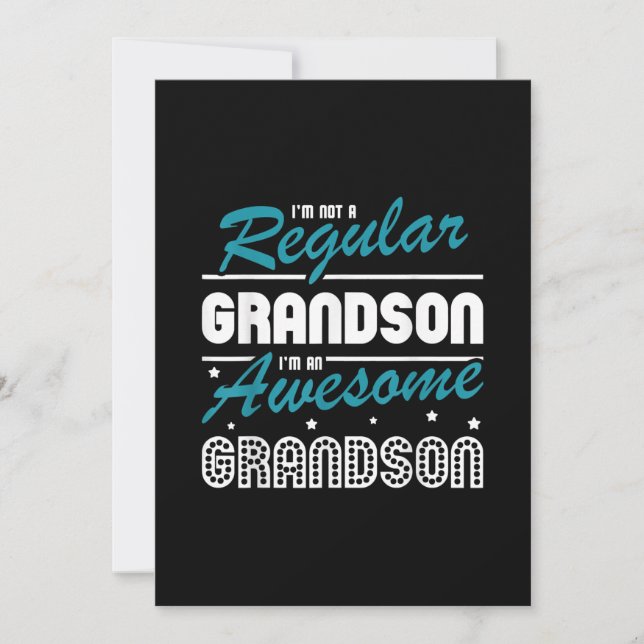 Grandson Gift | No Soy Una Nieta Regular (Anverso)