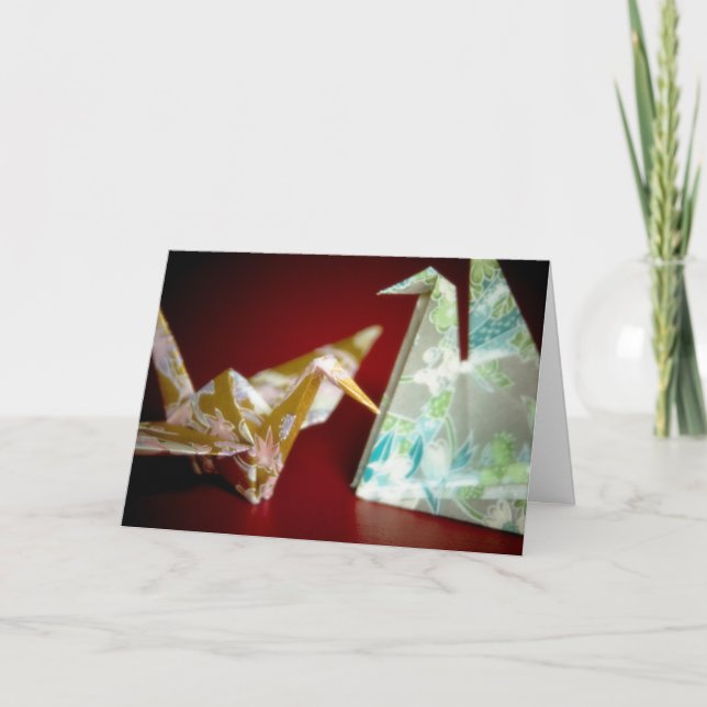 Grándulas de Origami ・ Recibir la tarjeta (Anverso)