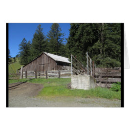 Granero trasero de los caminos del condado de