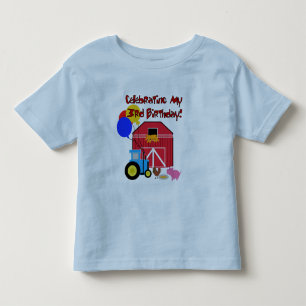 Granja 3 camisetas de cumpleaños y regalos