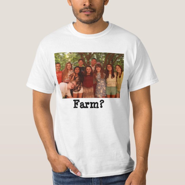¿Granja? Camisetas de Fam (Anverso)