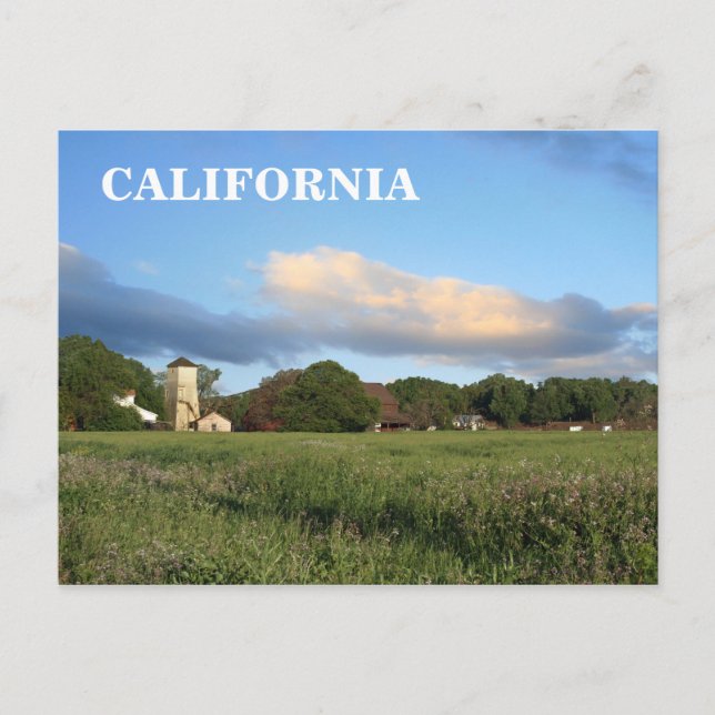 Granja de California, postal (Anverso)