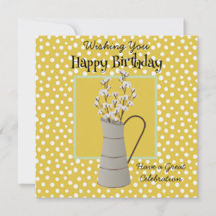 Granja de cumpleaños Bouquet Willows Gold Sage Gre