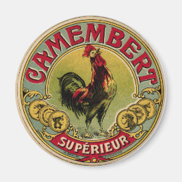 Granja de gallos y imán de queso de Francia de épo