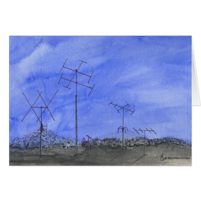 Granja de la antena en la oscuridad (Anverso (Horizontal))