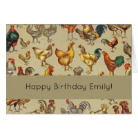 Granja de pollo de gallo