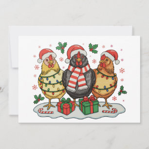 Granja de Pollo de Navidad Luces de Navidad Famili