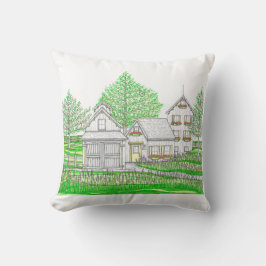 Granja de tiro de mano y almohada de grano origina