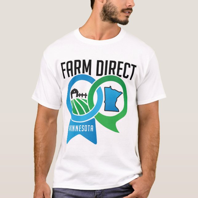 Granja directa Minnesota - Camisa masculina (Anverso)