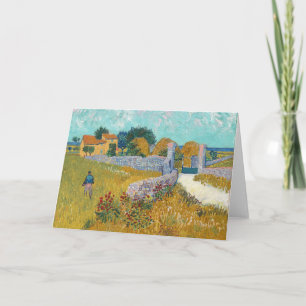 Granja en Provenza, Van Gogh, tarjeta de agradecim