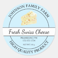 Granja Fresca Etiqueta Azul Queso Suizo