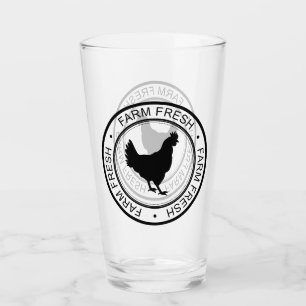 Granja fresca Hen Silhouette