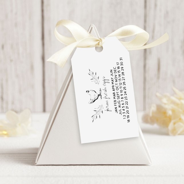 Granja Huevos Frescos Fecha Huevo Cartón Etiqueta  (Subido por el creador)