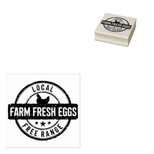 Granja local Sello de Huevos Frescos de Gama Libre (Sellado)