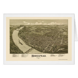 Granja, mapa panorámico del PA - 1902