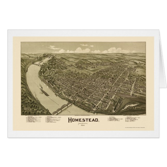 Granja, mapa panorámico del PA - 1902 (Anverso (Horizontal))