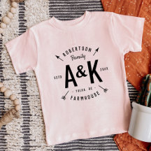 Granja monograma de familia de flecha rusa