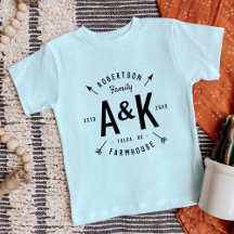 Granja monograma de familia de flecha rusa