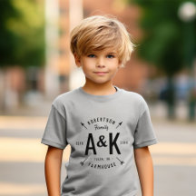 Granja monograma de familia de flecha rusa