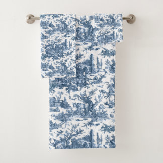 Granja Rústica Vintage Toile-Blue & White