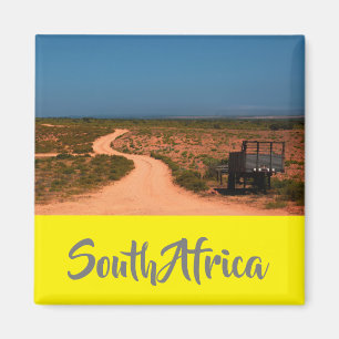 Granja Vista del paisaje rural de Sudáfrica Imán