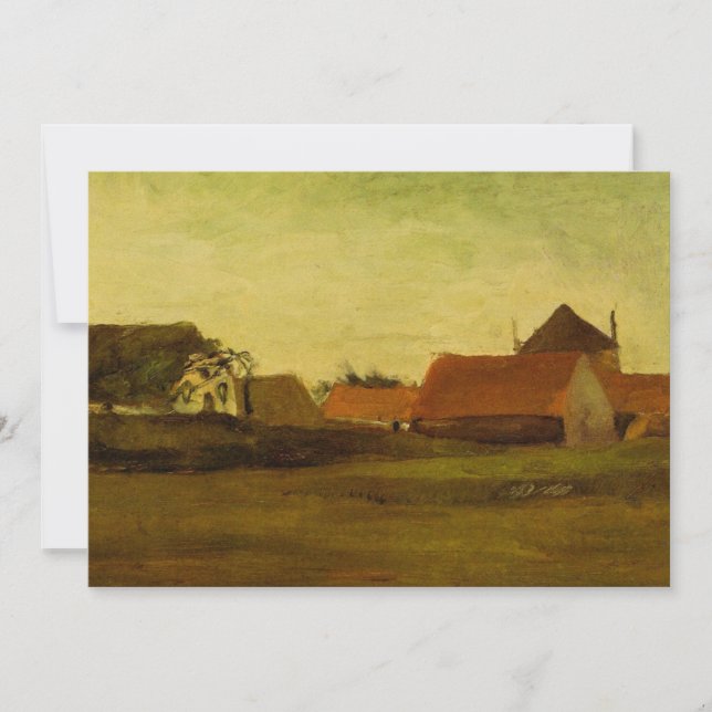 Granjas de La Haya en Loosduinen, por Vincent van  (Anverso)