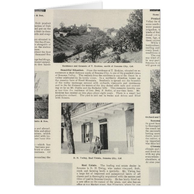 Granjas de Sonoma, California (Frente)