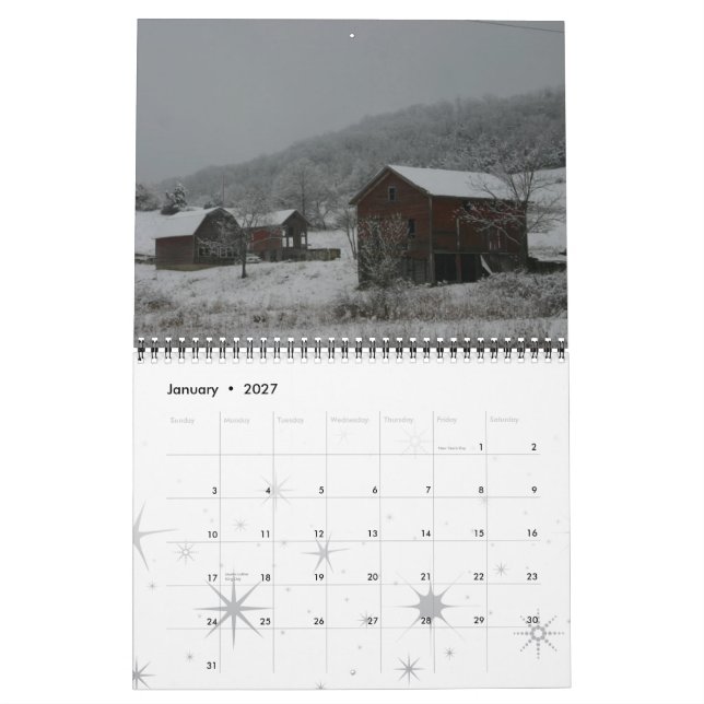 Granjas del Condado de Sussex Calendario NJ 2013 (Jan 2027)