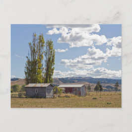 Granjas en postal de Nueva Zelanda