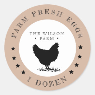 granjas mejores estrellas Egg Carton Pegatina