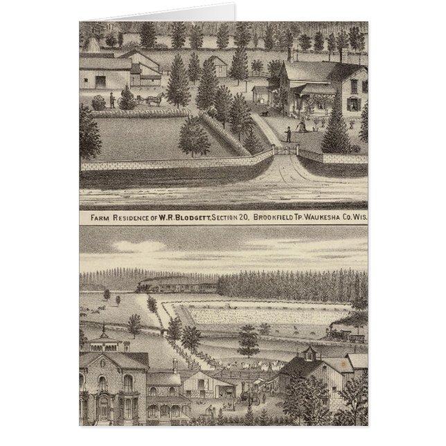 Granjas y residencias de WR Blodgett & GC Daubner (Frente)