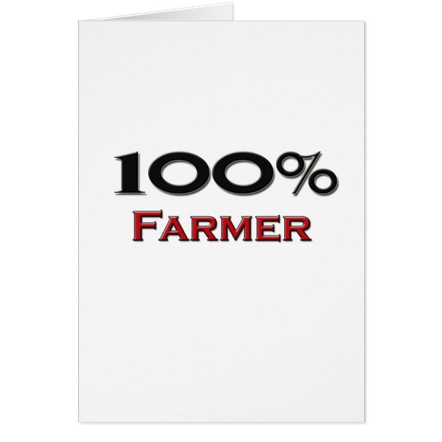 Granjero del 100 por ciento (Frente)