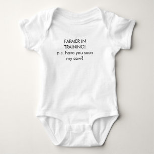 Granjero en la camisa del entrenamiento (bebé)