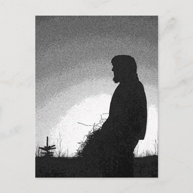 Granjero en la postal del atardecer (Anverso)