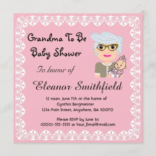 GranMa como invitación a Baby Shower