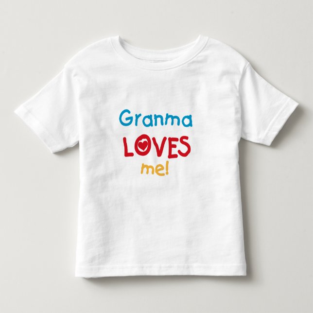 Granma me ama camisetas y regalos (Anverso)