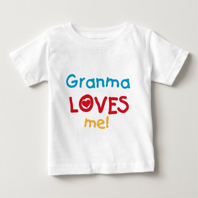 Granma me ama camisetas y regalos (Anverso)