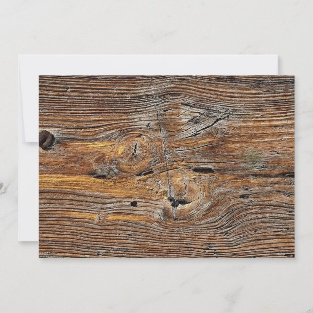 Grano de madera, hoja de madera de plumas (Anverso)