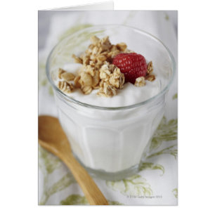 Granola, avena, tostada, fruta, berry, frambuesa