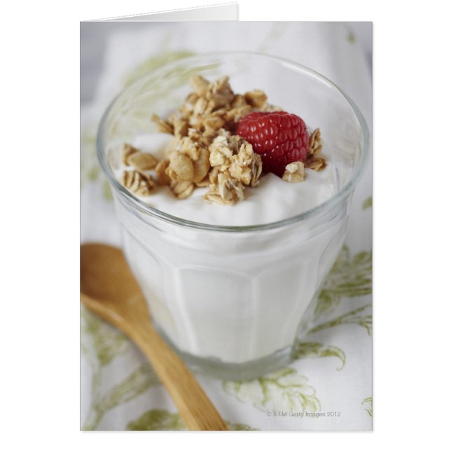 Granola, avena, tostada, fruta, berry, frambuesa (Frente)