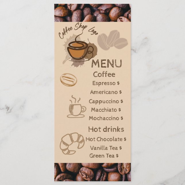 Granos de Café Informales Agrega a tu Menú Cafeter (Anverso)
