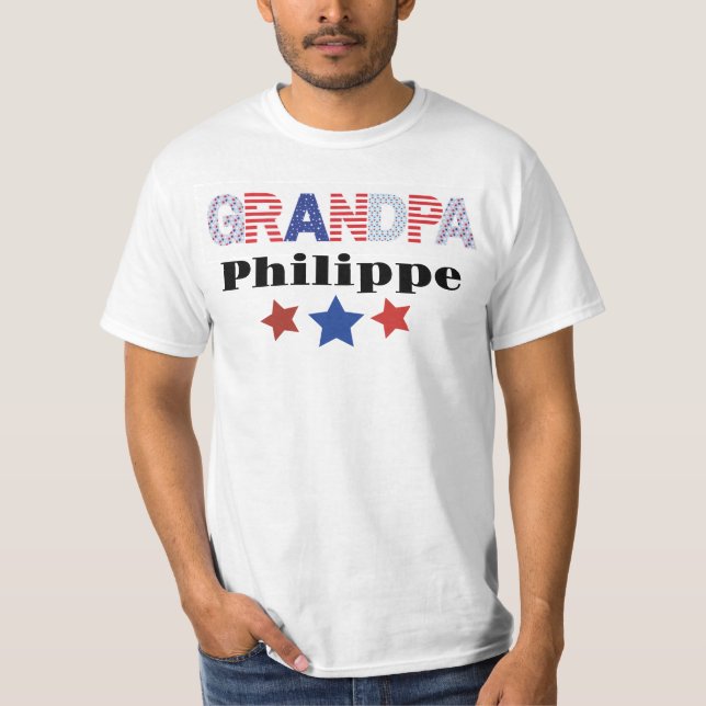 Granpa 4 de julio camiseta patriótica (Anverso)