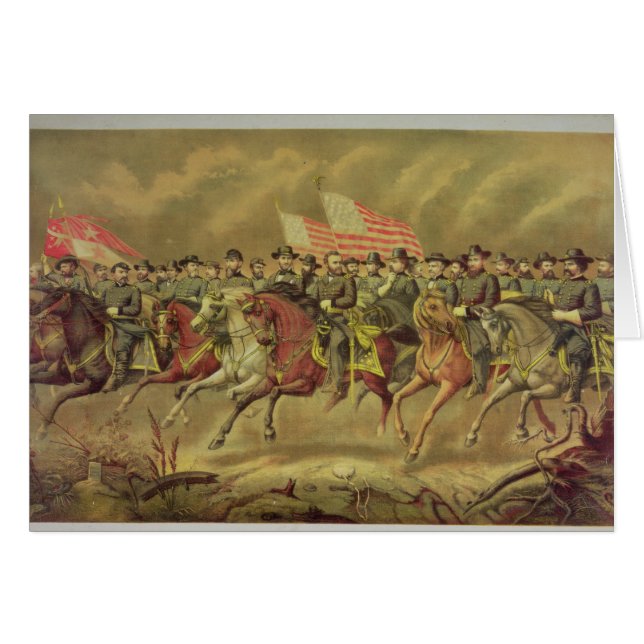 Grant y sus oficiales (Anverso (Horizontal))