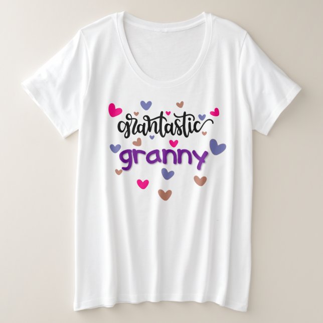 Grantastic Granny Heart Design (Anverso del diseño)