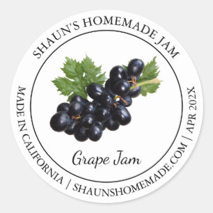 Grape Jam Etiqueta moderna
